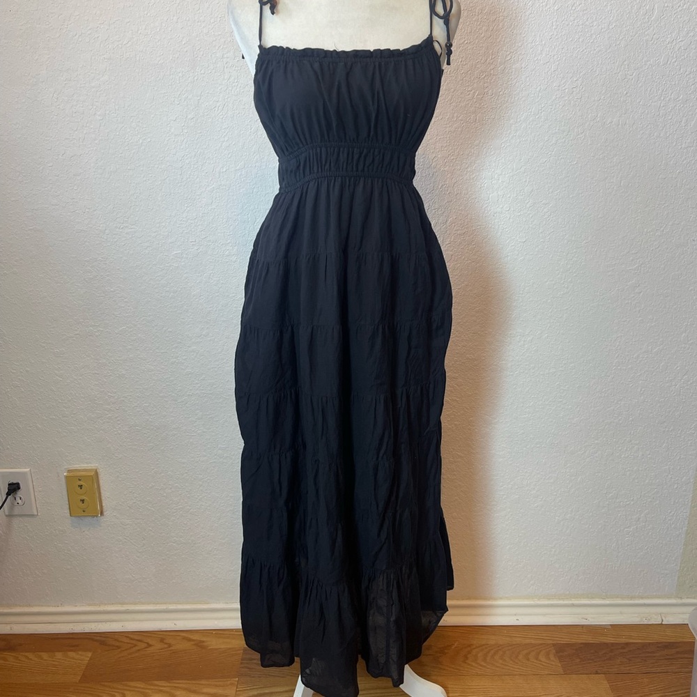 J. Crew Elegant Black Maxi Dress